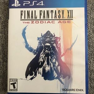 Final Fantasy XII The Zodiac Age PS4 (Sony PlayStation 4, 2017)